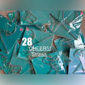 28 ‘CHEERS’ PARTY STRAWS | FAITHANDFINDS
